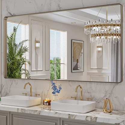 LOAAO 72”X36” Bronze Bathroom Mirrors by LOAAO