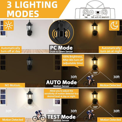 2 Pack Porch Lights Outdoor - Image 5