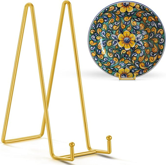 TR-LIFE 14 Inch Gold Metal Plate Stand by TR-LIFE