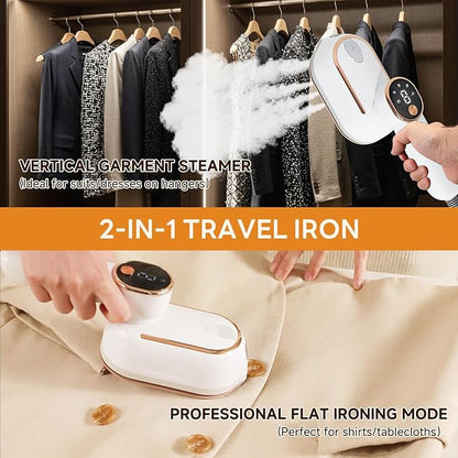 Travel Steamer, 1200W Portable Steamer - Image 3