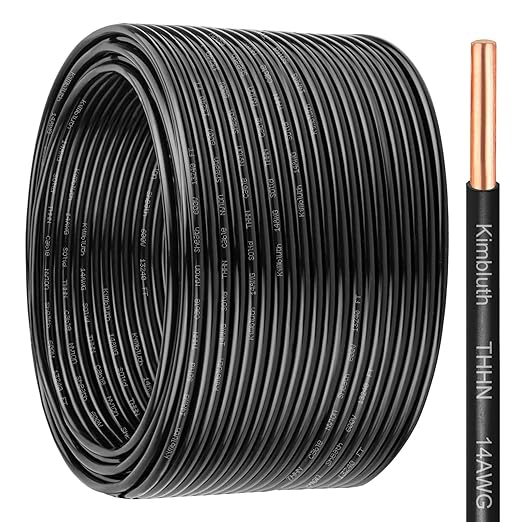 THHN Wire 14 Gauge 150 FT OFC Electrical Wire, 14 AWG Solid Copper Wire Rated by SimpleandPractical