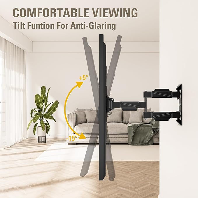 Mounting Dream TV Wall Mount for Most 26-55" TVs, Television Mount Full Motion - Image 5