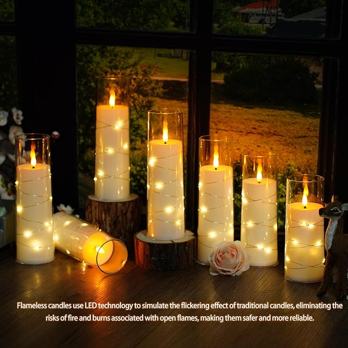 Flickering Flameless LED Candles, Battery Operated Candles 24 Pcs - Image 5