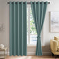 JIUZHEN Stone Blue Blackout Curtains by JIUZHEN