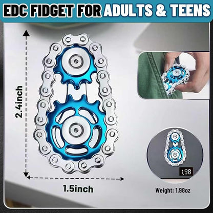 Valentines Day Gifts for Teens Boys Metal Fidget Spinner Toys for Adults - Image 2