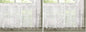 Sweet Home Collection Old World Style Floral Heavy Lace Kitchen Curtain, 24" Tier, Hopewell White (Pack of 2)