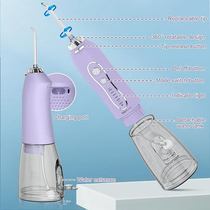Water Dental Flosser Teeth Pick, H2ofloss Cordless Portable Oral Irrigator - Image 5