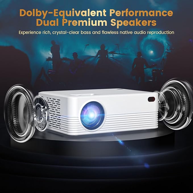 Mini Projector, H5 Portable Video Projector - Image 6