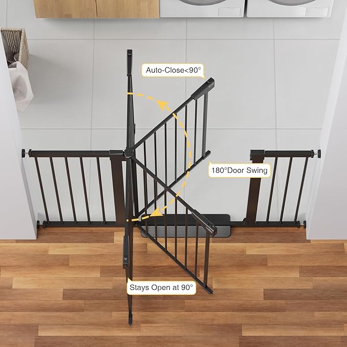 Cumbor 29.7-54.2" Wide Baby Gate - Image 4