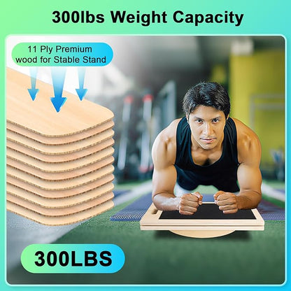 3 in 1 Slant Board for Calf Stretching, Anti Slip Squats Wedge Balance Board - Image 6
