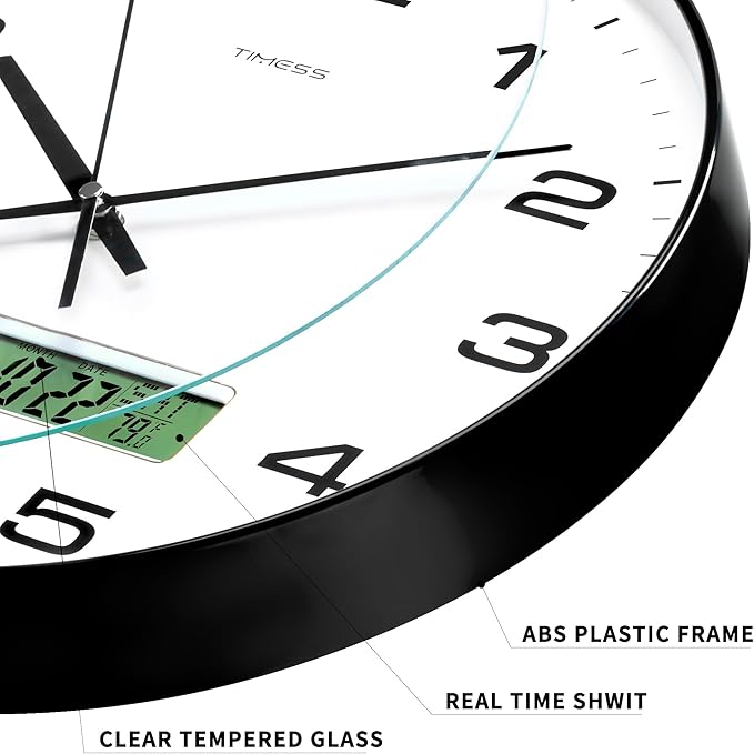 TIMESS Wall Clock, Ideal Modern Home, Office Decor - Image 4