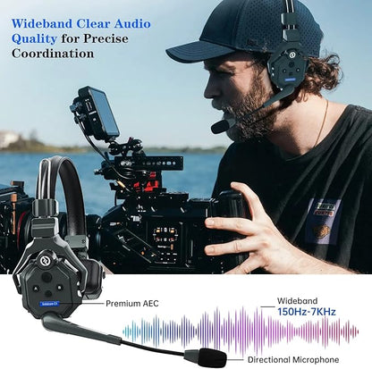 Hollyland Solidcom C1 3-Person 1100ft Full-Duplex Wireless Headset Intercom - Image 3