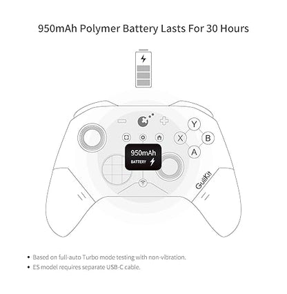 GuliKit ES Fastest Wireless Controller – Hall Anti-Drift&Anti-Snapback Joysticks - Image 9