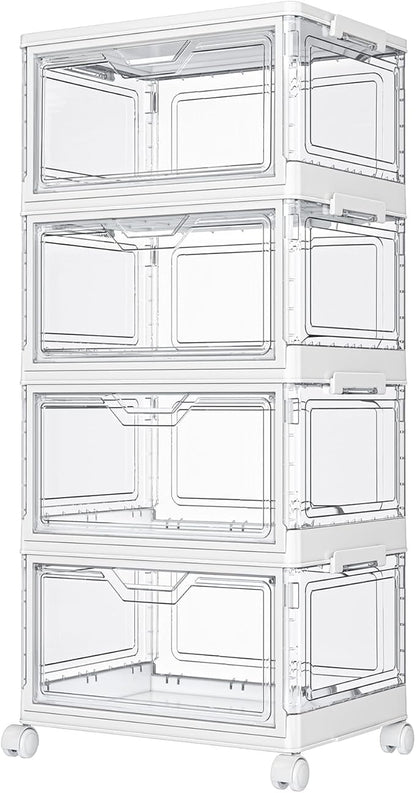Clear Storage Bins with Lids by Kmiectse