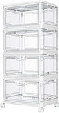 Clear Storage Bins with Lids by Kmiectse