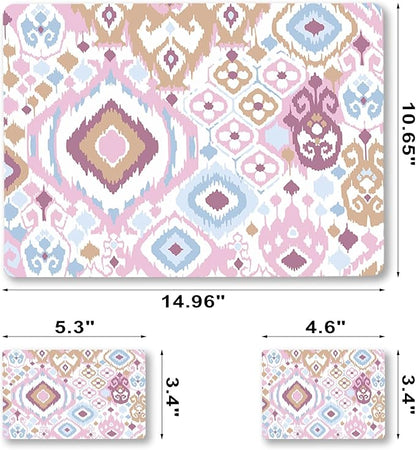 Laptop Skin Sticker Decal, Waterproof Removable, Cute Pink Abstract - Image 7