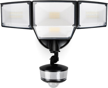 LUTEC 84W 9500LM LED Security Light Hardwire Motion Sensor Outdoor Lights by LUTEC