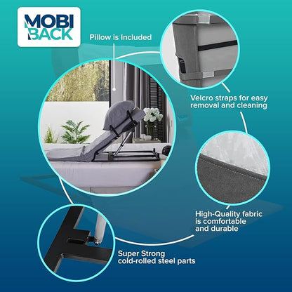 Electric Lifting Backrest for Bed by Mobi-Back, Medical Back Pillow - Image 4