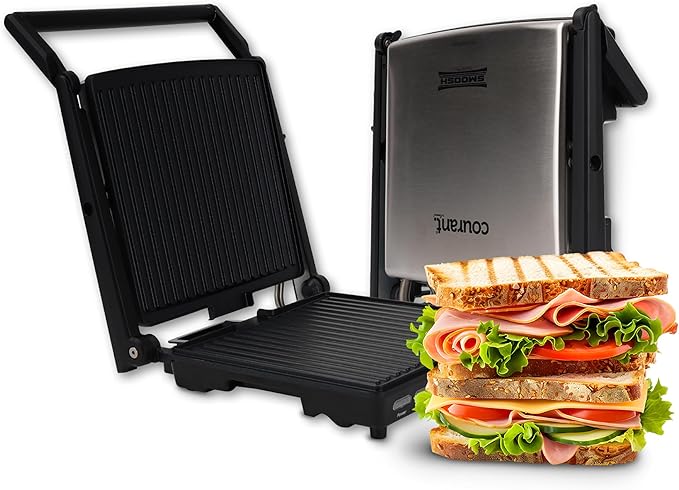 Courant Panini Press Gourmet Sandwich Maker, Super Slim Design - Image 7
