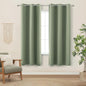 KOUFALL Sage Green Boho Blackout Curtains 72 Inch Length by KOUFALL