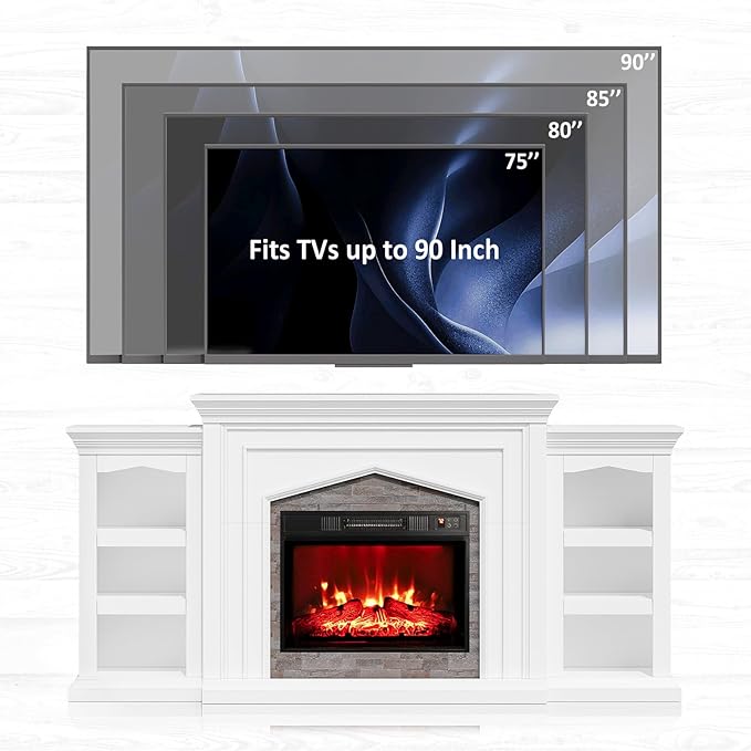Naice 80" Electric Fireplace - Image 5