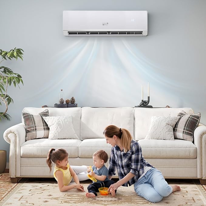 COSTWAY 24000 BTU Mini Split Air Conditioner & Heater, WiFi Enabled 25 SEER2 - Image 9