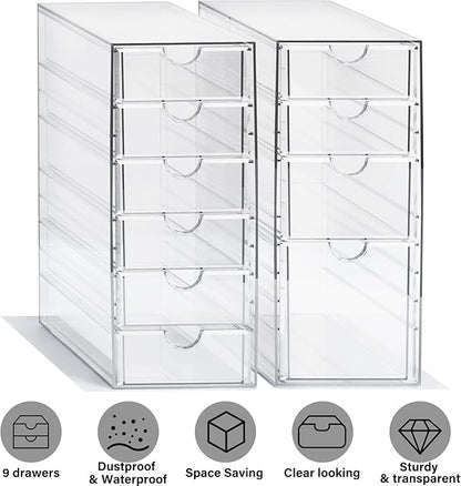 Prsildan Acrylic Drawer Makeup Organizer - Image 9