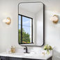 FORBATH Bathroom Mirror for Over Sink 24x40 Inch Black, Rectanglar Wall Mirror by FORBATH