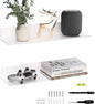20 Inches Acrylic Wall Shelves 2 Pack, Floating Shelf by Sezanrpt