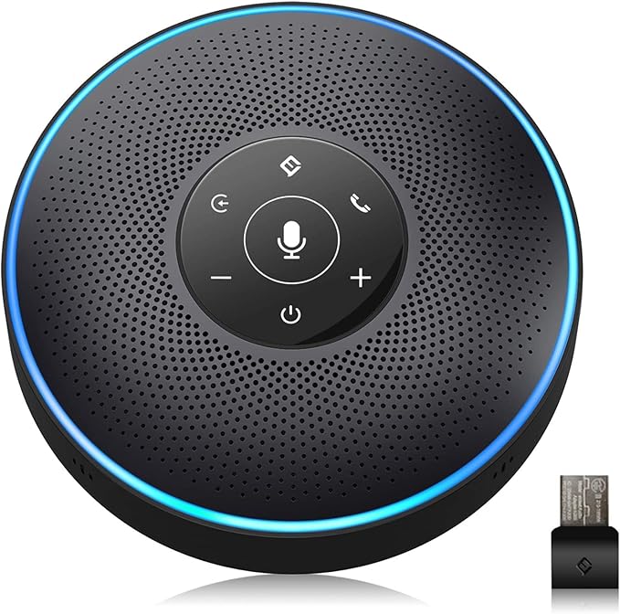 EMEET Bluetooth Speakerphone M2 Black Conference Speaker by EMEET