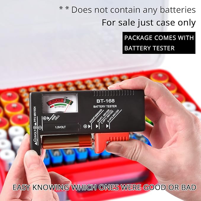 Battery Organizer Storage Holder Box Case - Image 5