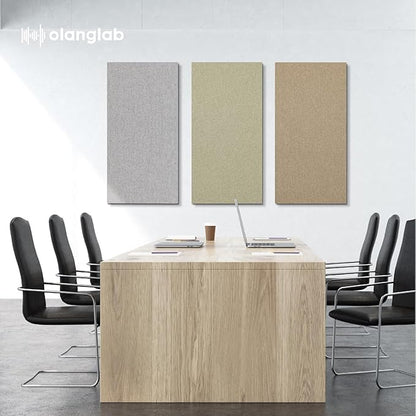Olanglab Acoustic Panels 2 Pack, Fabric Wrapped Sound Proof Foam Panels - Image 8