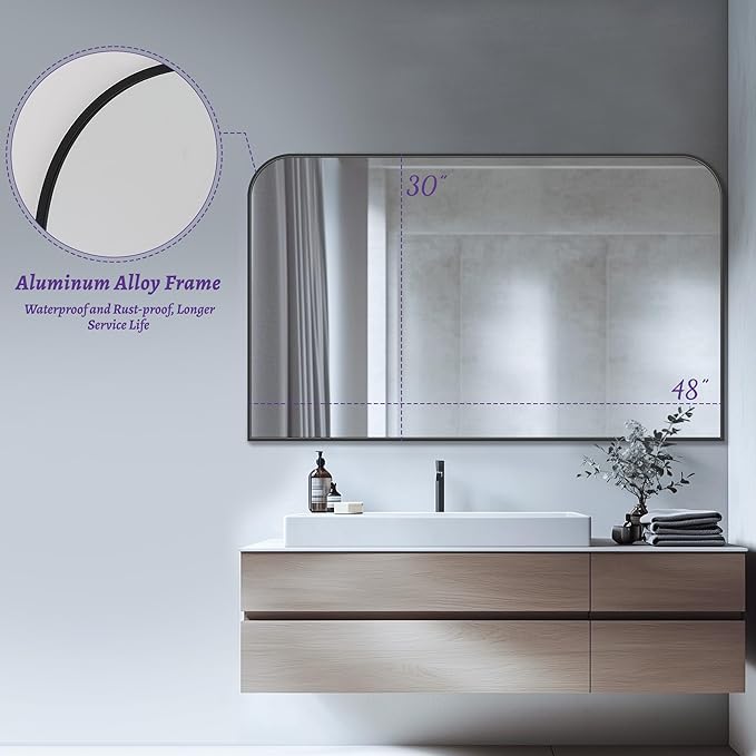 Bathroom Mirror, Wall Mirrors, Bathroom Vanity Mirror - Image 4