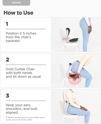 curble Grand – Ergonomic Back and Lumbar Support - Image 7
