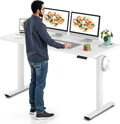 SANODESK Electric Standing Desk 60 x 24 Inches Whole-Piece Desktop Height by sanodesk