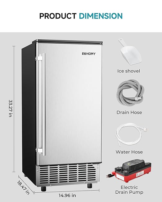 EUHOMY Under Counter Ice Maker - Image 7