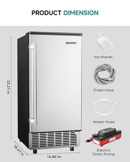 EUHOMY Under Counter Ice Maker - Image 7