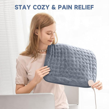 Heating Pad for Back, and Cramps, 6 Heat Settings & Auto Shut-Off, Soft Flannel - Image 2