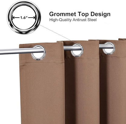 ChrisDowa Grommet Room Darkening Curtains - Image 2