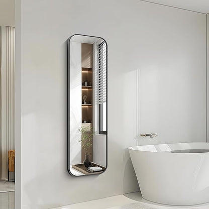 FORBATH Bathroom Mirror 55" x 16", Rectangle Black Bathroom Mirror - Image 5