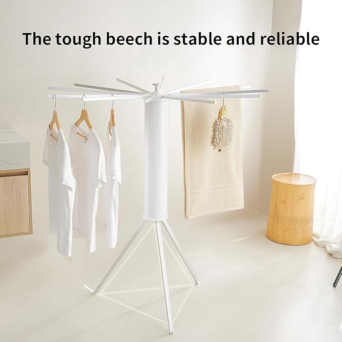 JOOM Tripod Clothes Drying Rack, Garment Rack Portable and Foldable Space - Image 4