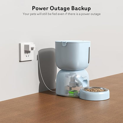 Automatic Cat Feeder and Water Dispenser FW1, Wire or Battery Cat Food - Image 6