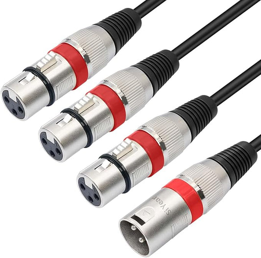 SiYear XLR Splitter Cable 3 Way by SiYear