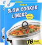32 Bags Slow Cooker Liners, Disposable Multi Use Cooking Bags, Large Size Fit by OOFLAYE
