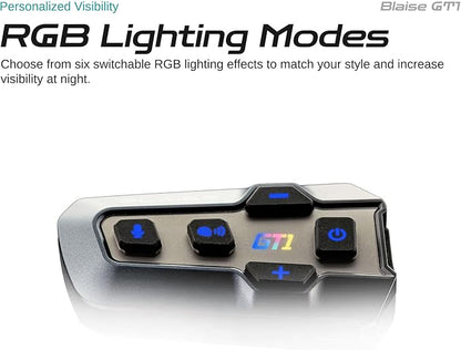 Logto Blasie GT1 Motorcycle Helmet Bluetooth Headset Intercom 2 Riders Music - Image 8