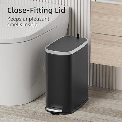 KUK Slim Bathroom Trash Can - Image 2