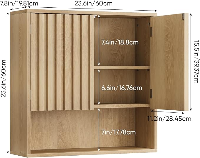 Bathroom Wall Storage Cabinet - Image 3