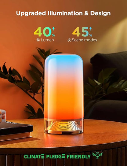 Govee RGBIC Smart Table Lamp 2, Touch Bedside Small Table Lamp Compatible - Image 2