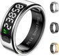 Smart Ring Health Tracker with Display Screen, Sleep Tracker with Heart Rate by Emerhome
