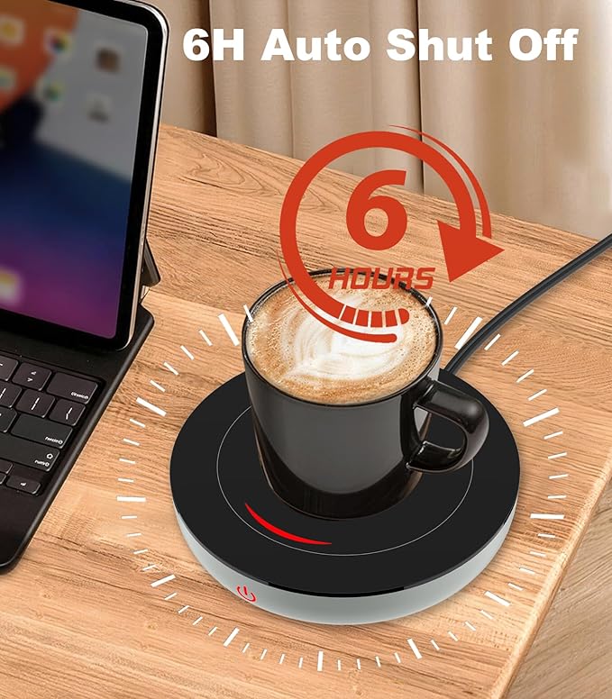 Kepwam Coffee Mug Warmer for Desk, 3-Temp Fast Heating Cup Warmer - Image 4